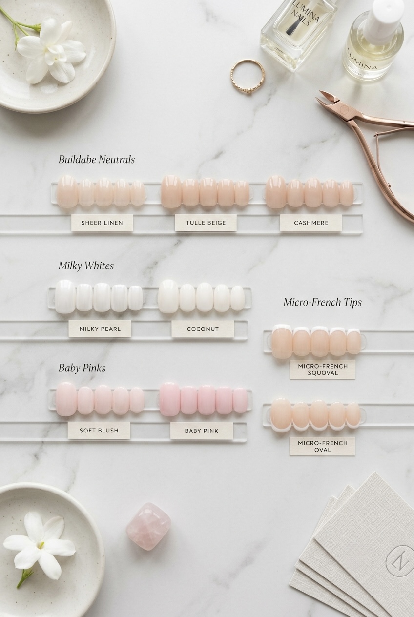 Close-up demonstration of applying a press-on nail at a 45-degree angle at the cuticle line for a seamless, long-lasting hold.